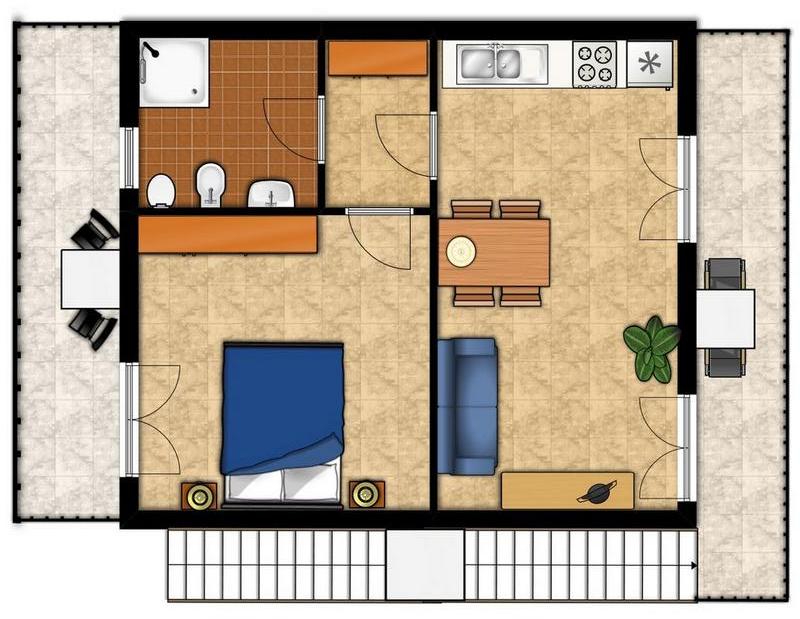 Ferienwohnung mit Balkon in Villa Masserosa